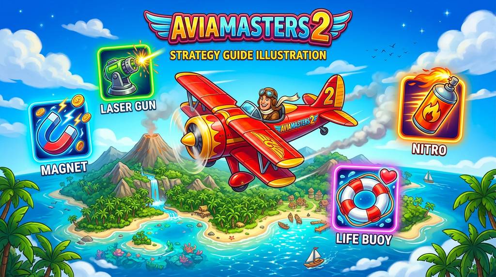 Стратегия в Aviamasters 2 — маршруты и бустеры